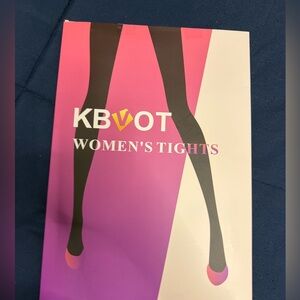 KBVOT Black Fleece lined Women's Tights - 3XL